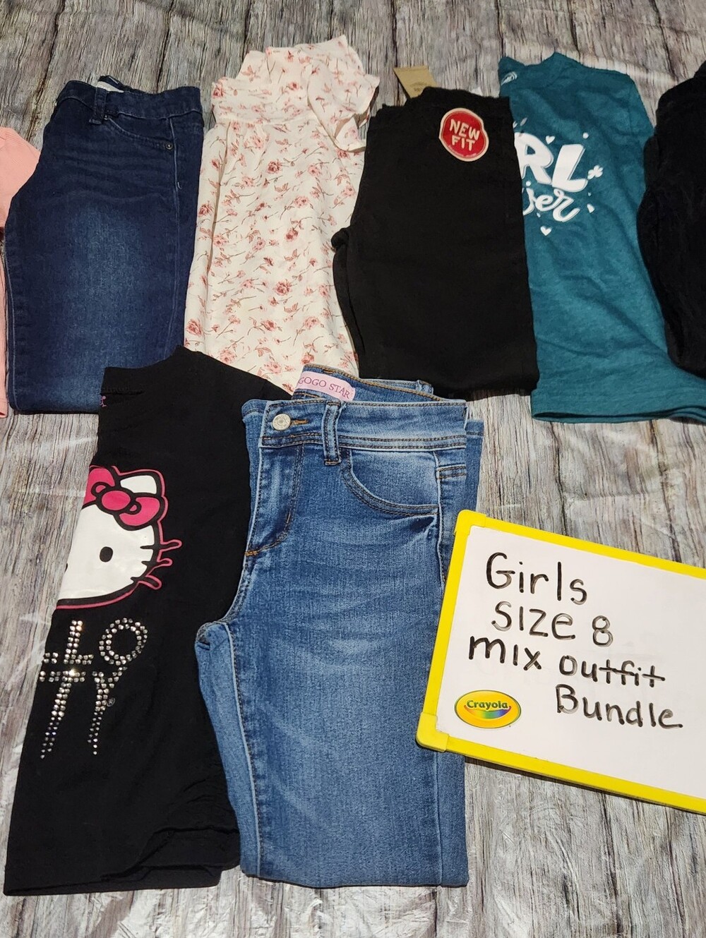Girls Size 8 Mixed Outfit Bundle/lot/set